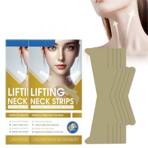 Patchs Anti-âge Pour Le Cou - 10 Patchs Raffermissants Et Lissants Pour Un Cou Jeune, Patchs Invisibles Pour Atténuer Les Rides Et Le Double Menton, Améliore L'élasticité Et La Fermeté De La Peau, A (XCR-EU, neuf)