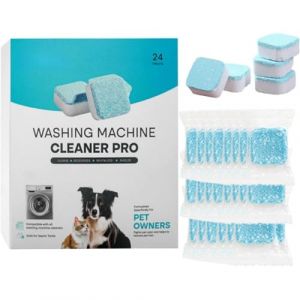 Nettoyant Machine &Agrave; Laver Pastilles De Nettoyage Puissantes Pour &Eacute;liminer Odeurs, Moisissures, Bact&eacute;ries Et Poils D&rsquo;Animaux Compatible Avec Tous Les Lave-Linges (xinmiaoshangdian, neuf)