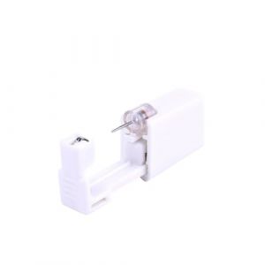 Healeved 2 Pièces à percer les oreilles trousse de perçage kit de perçage d'oreille perforadora de orejas para aretes trousse de boucles d'oreilles blanche (Sonieg, neuf)