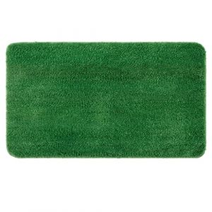 MIULEE Tapis Salle de Bain Tapis d'Entrée Tapis de Douche Antidérapant Tabis Absorbant Tapis Moelleux Microfibre WC Toilette Baignoire Sortie Cuisine Salon Chambre Vert Herbe 70x120cm (MIULEE HOME, neuf)