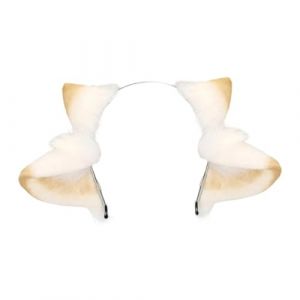 Serre-tête Oreilles de Mouton Créatif Drôle et Mignon Accessoire Mode Femme Déguisement Fête- Chameau Blanc (jojomis, neuf)