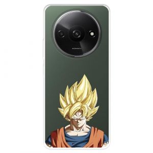 Coque compatible avec Xiaomi Redmi A3 sous licence officielle Dragon Ball Goku Super Saiyan pour prot&eacute;ger votre t&eacute;l&eacute;phone. Coque en silicone transparente souple sous licence officielle Dragon Ball (La Casa de Las Carcasas, neuf)