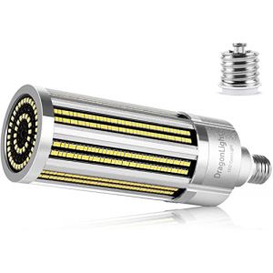 DragonLight 120W Ampoule LED super lumineuse sans ventilateur (équivalent à 800W) – Ampoule LED E27/E40 de qualité commerciale – Lumière du jour 5000K, 14400 lumens pour éclairage de haute baie (DragonLight FR Official Store, neuf)