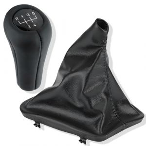 ZAMDOE Pommeau de Levier de Vitesse Manuelle &agrave; 5 Vitesses pour BMW 3 Series E36 E46 E90 E91 E92 E93 E60 E61 E83 E34 E38 E39 E53 E63 E64 F20 F30 M3 M4 M5 X1 X5 X6 X3 Pommeau de Vitesse (ZAMDOE, neuf)