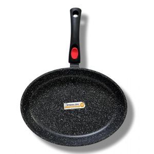 Cflagrant&reg; Grande Po&ecirc;le &agrave; Poisson Ovale 36cm Fa&ccedil;on Pierre Tous Feux Dont Induction Sans PFOA Cuisson Sans Mati&egrave;re Grasse Rev&ecirc;tement en Greblon C3+ de Technologie Allemande (Cflagrant France??, neuf)