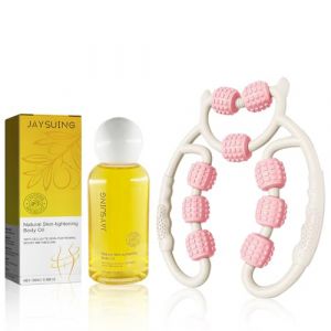 Rouleau Massage,Rouleau Musculaire pour Jambes,Masseur Manuel Anti-Cellulite 360&deg;,Rouleau de Cellulite en Plastique pour Cuisses, Jambes et Fesses-9 Roues (WUMINYANG LIMITED, neuf)