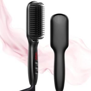 Journeyside Brosse Chauffante Lissante, Professionnelle Brosse Lissante Chauffante,120~230℃ Adaptée à Tous Les Types Cheveux, Brosse Lissante Ionique, Conception Anti-brûlure, Lissage Facile et Rapide (Zynexo  OÜ, neuf)