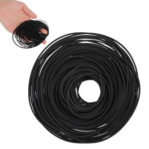 Lot de 100 courroies carrées pour machine à cassette, enregistreur, courroie en caoutchouc 40-135 mm, universelles, carrées pour réparation d'enregistreur, walkman, répéteur, 1 mm de large (tuowu, neuf)