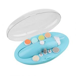 TOPPERFUN 1 Ensemble Kit de Polissage &Eacute;lectrique pour Ongles Design USB Rechargeable Pour Adultes Gar&ccedil;on Fille et Animaux de Compagnie Avec Lumi&egrave;re Luminou Accessoires Pratiques et T&ecirc;tes de (Linuya, neuf)