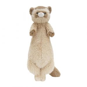 Animal en Peluche Furet, Jouet en Peluche Furet | Peluche Furet Mignonne et Confortable - Oreiller d&eacute;coratif d'int&eacute;rieur de Voiture &agrave; c&acirc;liner, Ornements de lit de poup&eacute;es en Peluche multifonctionnels (Aixihaita, neuf)