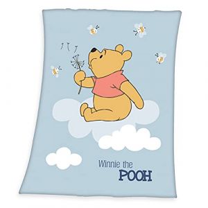 Herding Couverture Polaire Microfibre Disney Winnie l'Ourson, 75 x 100 cm, 100% Polyester (abigarrado, neuf)