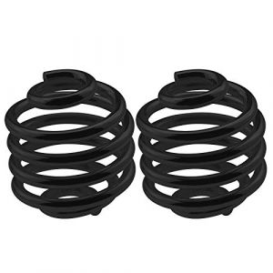 Create idea Paire de ressorts de siège Solo noir de 5,1 cm en acier style rétro vintage pour selle de moto Bobber Chopper personnalisé (Create Idea, neuf)