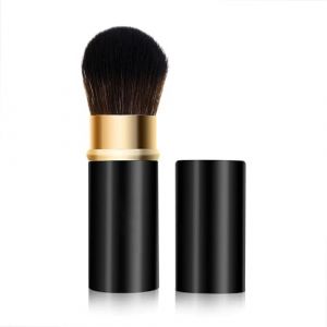 Pinceau de maquillage rétractable pour le voyage - Pinceau de maquillage - Poudre - Surligneur cosmétique - Rétractable - Cosmétique - Pour femmes et filles (huiouer, neuf)