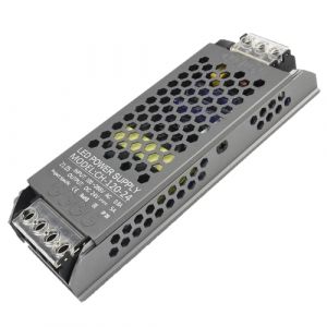 NUOVA GERMANY Alimentation Professionnelle 1.8A DC24V LED Bande Transformateur Ampère Stabilisé AC220V Super silencieux Fanless (24V, 120W) (NUOVA GERMANY Europe, neuf)