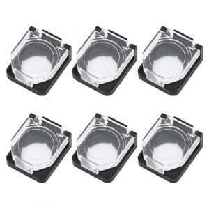 6 Pi&egrave;ces Couverture De Protection Du Bouton D'Arr&ecirc;t D'Urgence, Couvercle De Protection Du Bouton d'Urgence, Couverture De Protection Pour Bouton-Poussoir, Pour Le Bouton d'Alimentation De 20 mm (Wxcrynm, neuf)