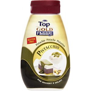 Fabbri Topping Pistacchio Sauce pistache douce pour desserts et glaces 6 x 200 g + Italian Gourmet Polpa 400 g (Italiaen Gourmet UK Ltd, neuf)