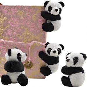 FOMIYES Clip De Panda En Peluche De Panda De Doigt Clips De Panda En Peluche Clips De Panda De Mémo De Note Support De Photo De Pince De Mémo Pour La Décoration De Bureau 2Pcs (Family&Personal, neuf)