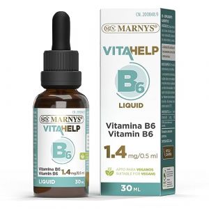 MARNYS VITAMINA B6 liquida 30ml. &ndash; compl&eacute;ment sp&eacute;cialis&eacute; pour soutenir l&rsquo;organisme, contenance 6 l, favorise le bien-&ecirc;tre lorsqu&rsquo;il est utilis&eacute; de fa&ccedil;on continue et devient un alli&eacute; fiable dans la rou (LESS WASTE, neuf)