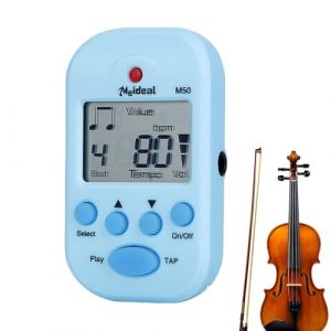 Goowafur M&eacute;tronome num&eacute;rique, m&eacute;tronome num&eacute;rique pour piano | M&eacute;tronomes LCD de haute pr&eacute;cision M&eacute;tronome de piano - M&eacute;tronome de musique avec accordeur de m&eacute;tronome &agrave; 10 sons de battement, pour (Zymay, neuf)