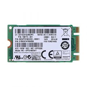 LARUISEE Disque dur M.2 SSD 2242 16 Go M2 SSD 2242 facteur de forme pour ordinateur de bureau ordinateur portable M.2 SATA SSD 2242 (BAIdangf, neuf)