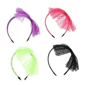 Veemoon 4 Pièces Cadeaux De Fête Pour Filles Décoration De Forme De Élégant Coiffe Élégant Jolie Coiffe Pour Filles Accessoire Photo (lucy Liu, neuf)