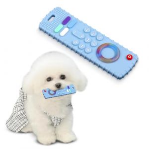 Jouets de dentition pour chiot, jouets à mâcher pour chien, forme de télécommande TV, jouets interactifs pour chiens, parfaits pour les petits chiens et les chiots (Qiyu0118E, neuf)