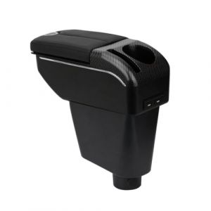 ZENVI Repose-bras Compatible with Renault Dacia Clio Accoudoirs 2005-2018 Console Centrale Accoudoir Style Double Porte Etre Utilise Comme Coudiere Pour Conducteur（Noir Style） (ZENVI, neuf)