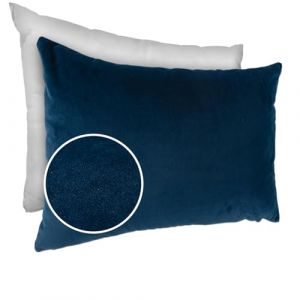 Kisska Housse de coussin d&eacute;corative en velours - Prune - 30 x 50 cm - Avec rembourrage (anrotradegmbh, neuf)