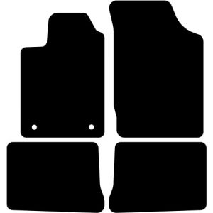 Kovvar Tapis de Sol Compatible avec Renault Clio 1998-2005 Correspondant à la Version: 2 | Qualité: Luxury (Kovvar, neuf)