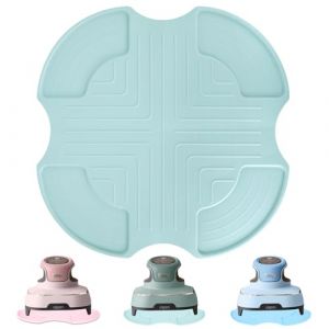 Dessous De Plat En Silicone Pour Friteuse à Air Ninja Crispi Air Fryer Accessoires,Tapis De Plan De Travail Résistant à La Chaleur Pour Ninja Crispy Friteuse Portable 3,8L,4-En-1 Fn101EUGY(Vert clair) (ZINIMAOYI, neuf)