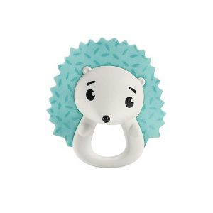 Fisher-Price Baby Hochet pour bébés Sensimals Hérisson aide à renforcer la dextérité et à stimuler les sens pour les bébés de 3 mois et plus (Weip, neuf)