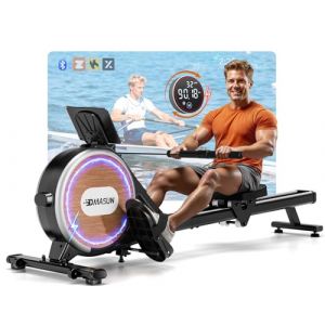 [Version 2026] DMASUN Rameur Musculation D'appartement, Silencieux Rameur Electromagn&eacute;tique Connecter APP ave 32 Niveaux de R&eacute;sistance, &Eacute;cran LCD Multifonction, Double Rails Am&eacute;lior&eacute;, Capacit&eacute; 160KG (MOMENTUM PARTNERSSHIP Kft., neuf)