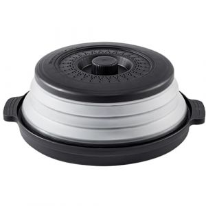 Protection anti-&eacute;claboussures pour micro-ondes | Couvercle pliable pour micro-ondes avec fond &ndash; Protection anti-&eacute;claboussures multifonction et bol &agrave; vapeur &ndash; Appareil de cuisine pour chauffer (ciawerld, neuf)