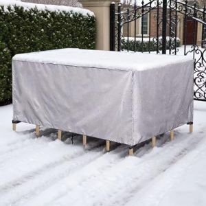 KADING Housse Table de Jardin 110x80x80cm/LxlxH 420D Tissu Oxford Bache de Protection Exterieur Housse Anti-UV Salon de Jardin Exterieur Housses pour Mobilier de Jardins Imperm&eacute;able (ChuangKeShangMaoYouXianGongSi, neuf)