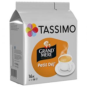 Grand Mère Petit Dejeuner 133G - Un café doux et velouté à la française pour votre machine à dosettes- par GRAND'MÈRE. - Le Lot De 3 (Franc shopping, neuf)