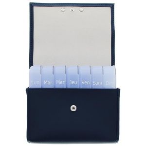 Pilbox Maxi Pilulier Semainier - Marine (ParapharmaQuiet, neuf)
