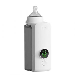 Chauffe-biberon portable, chauffe-lait pour bébé sans fil, chauffe-biberon USB rechargeable pour lait maternel, chauffe-biberon électrique alimenté par batterie, chauffe-biberon de voyage sans fil (unerkde, neuf)