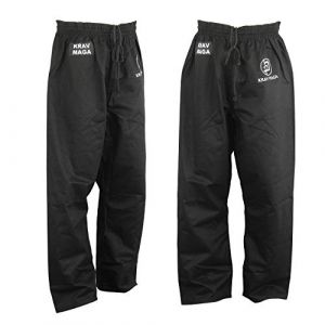 Krav Maga Combat Uni Noir Entra&icirc;nement Pantalon (Pantalon) - 7/200CM (Martial Arts direct, neuf)