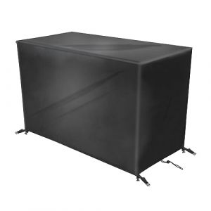 YZXCMHJ Housse pour Meubles de Jardin 110x50x80cm,420D Oxford Tissu ImperméAble Housses pour Mobilier de Jardin,Housse Protection Table de Jardin Exterieur,Bâche Salon de Jardin Rectangulaire,Noir (aixiaodezhu, neuf)