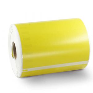BETCKEY - 1 Rouleau &Eacute;tiquette couleur Compatible avec DYMO S0904980, 104mm x 159mm, 220 &Eacute;tiquettes de Transport(Jaune) Pour DYMO LabelWriter 450, 4XL, NON Pour 550 ou 5XL (BETCKEY-EU, neuf)