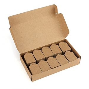 Étiquette de Prix Étiquettes de Marquage pour Bijoux Vêtements Artisanat, 32mm*50mm, Lot de 1000, Marron (JiJia Handmade, neuf)