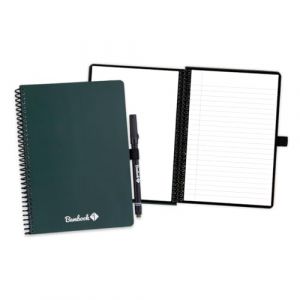 BAMBOOK Colourful - Cahier Effacable - Forêt (Vert Foncé) - Couverture Souple - A5 - Vierge et ligné - Cahier Réutilisable, Cahier Connecté, Carnet Effacable (Bambook products, neuf)
