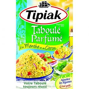 Tipiak Préparation pour Taboulé Parfumé à la Menthe et au Citron par 2 Sachets de 350g (lot de 4) (A TA PORTE, neuf)