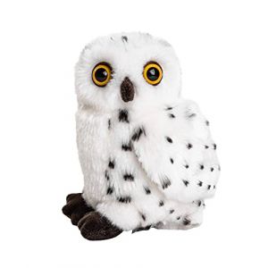 Uni-Toys - Harfang des neiges - 19 cm (Hauteur) - Chouette, Oiseau - Peluche, Doudou, Blanc (VISO TRADE, neuf)