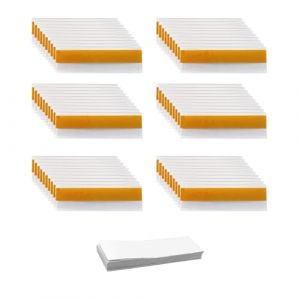 CZAKOMIX 60 Pcs Supports D'étiquettes en Plastique Transparent, Porte-étiquettes Autocollants, 7,6 x 2,5cm, Porte-Étiquette de Prix Étagère, pour Etagères, Supermarché, Classeurs(Avec Carte Papier) (CZAKOMIXSHOPOL Kft, neuf)