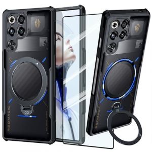 Guizzcg pour ZTE Nubia Red Magic 11 Pro / 11 Pro+ Coque [Compatible avec les accessoires Magsafe], Pare-chocs en TPU souple + Dos en acrylique Airbag Coque de protection antichoc et antichute [1 pi&egrave;ce (MeiyueEr-FR, neuf)