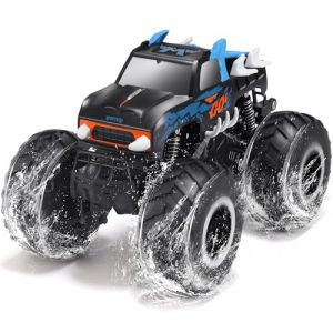 Threeking 1:16 &Eacute;tanche Monster Truck Pickup Jouets RC Voitures T&eacute;l&eacute;command&eacute;es Voiture Camion Jouets 4WD Tout Terrain Voiture tout-terrain Jouet Cadeaux Cadeaux 6 7 8 9 10 11 12 ans Enfants Gar&ccedil;ons (THREEKING FR, neuf)