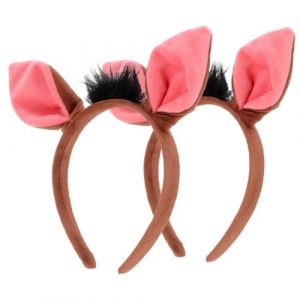ARTSEWPLY 2 Pi&egrave;ces Bandeau Oreilles de Cochon Doux -t&ecirc;te Animal Cosplay pour F&ecirc;te et D&eacute;guisement Gar&ccedil;on Fille Accessoire D&eacute;coratif Confortable (Xiiierw, neuf)