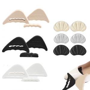 MEXRUMI 3 Paires Insert Orteil Protege Orteil Mousse Rembourrage Coussinet Orteil Insert De Remplissage D'Orteil Remplisseur + 3 Paires Coussinets De Talon Éponge Coussinets De Talon Epais Pour Chauss (Redifirm OU-2, neuf)