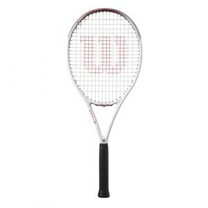 Wilson Pro Staff Precision RXT 105 Tennis Racket, Blanc/Noir/Rouge, 4-3/8" (3) (Shopping Factory, neuf)